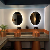 Espejo M02 instalado en el restaurante Dondoh, proyecto de interiorismo de Fazlamare